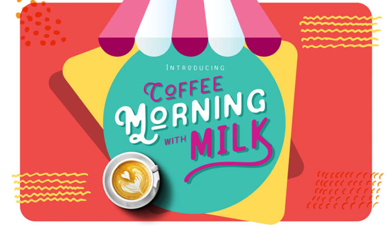 Coffee Morning with Milk Font