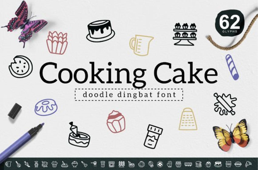 Cooking Cake Font