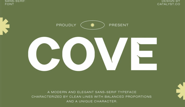 Cove Sans Serif Font
