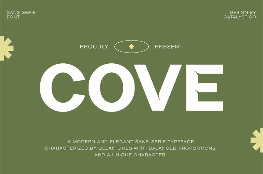 Cove Sans Serif Font