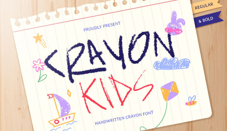 Crayon Kids Font