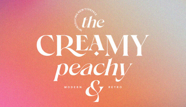 Creamy Peachy Font