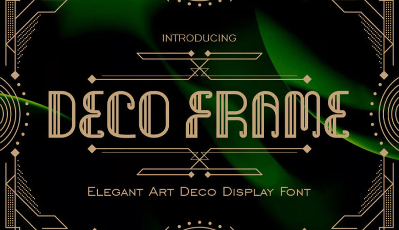 Deco Frame Font
