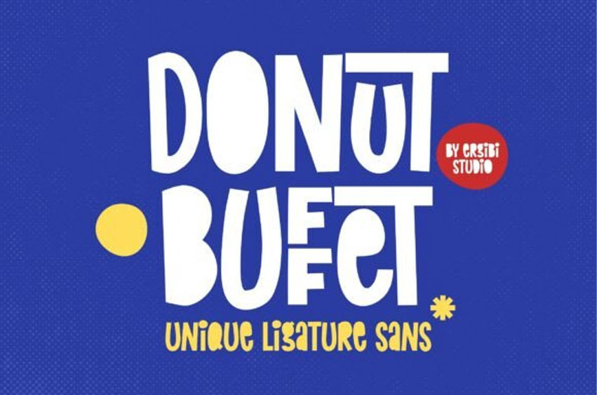 Donut Buffet Font