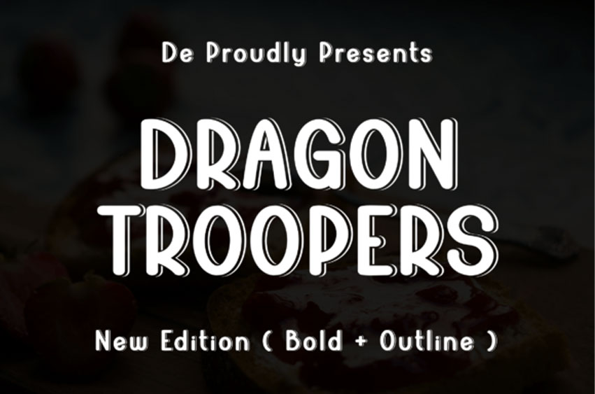 Dragon Troopers Font