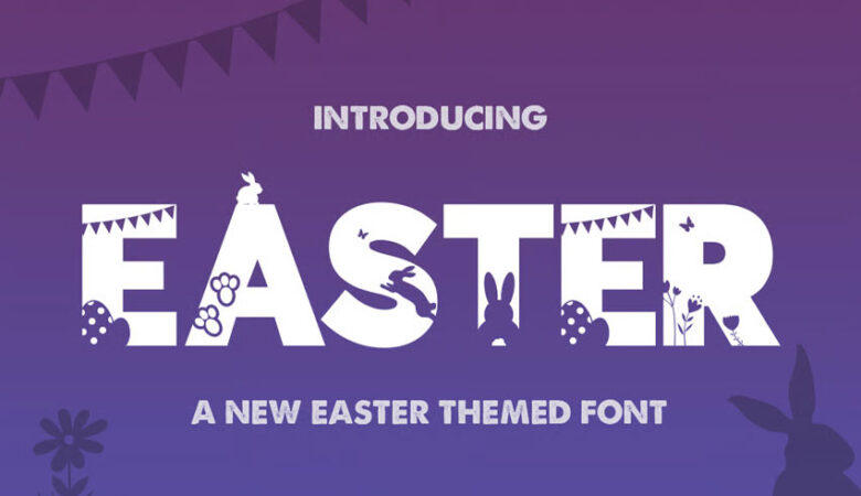 Easter Silhouette Font