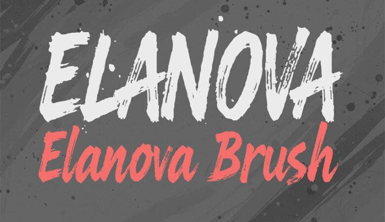Elanova Brush Font