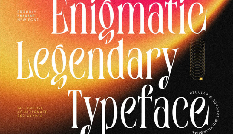 Enigmatic Legendary Font