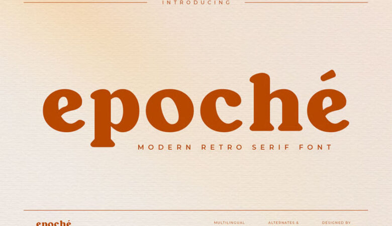 Epoche Font