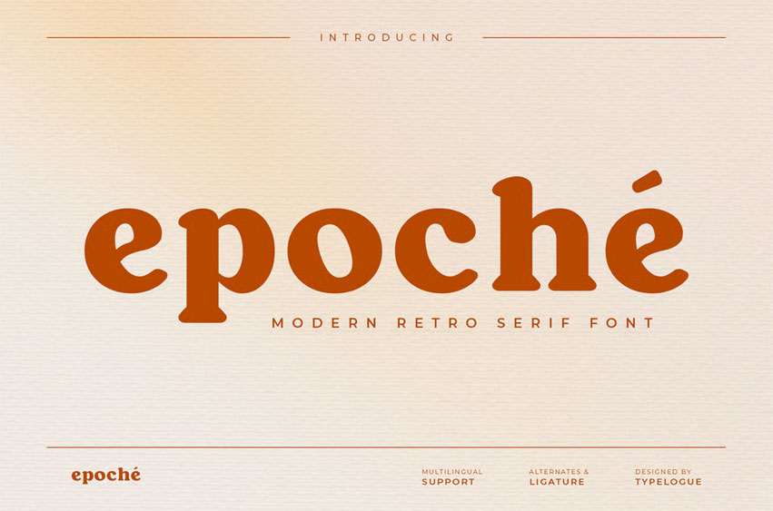 Epoche Font