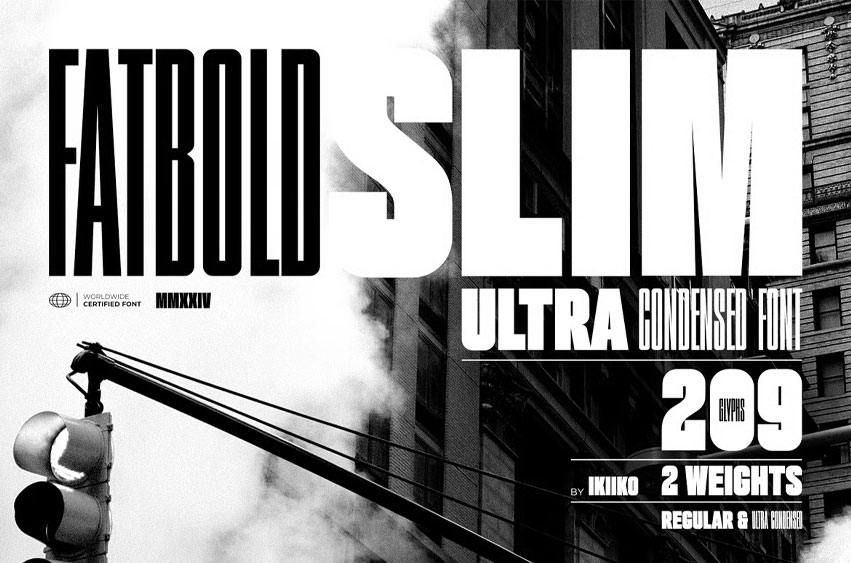 Fatbold Slim Font