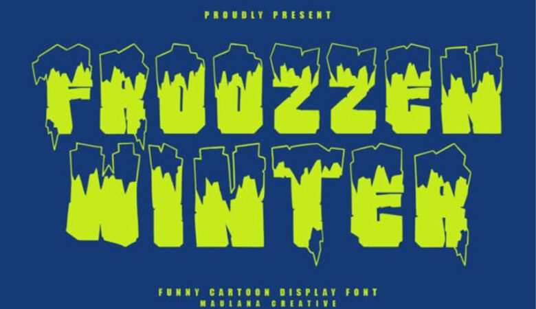 Froozzen Winter Font