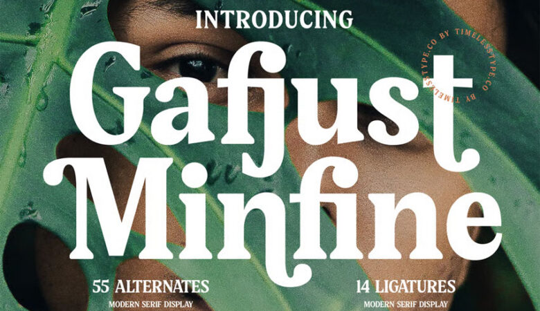 Gafjust Minfine Font