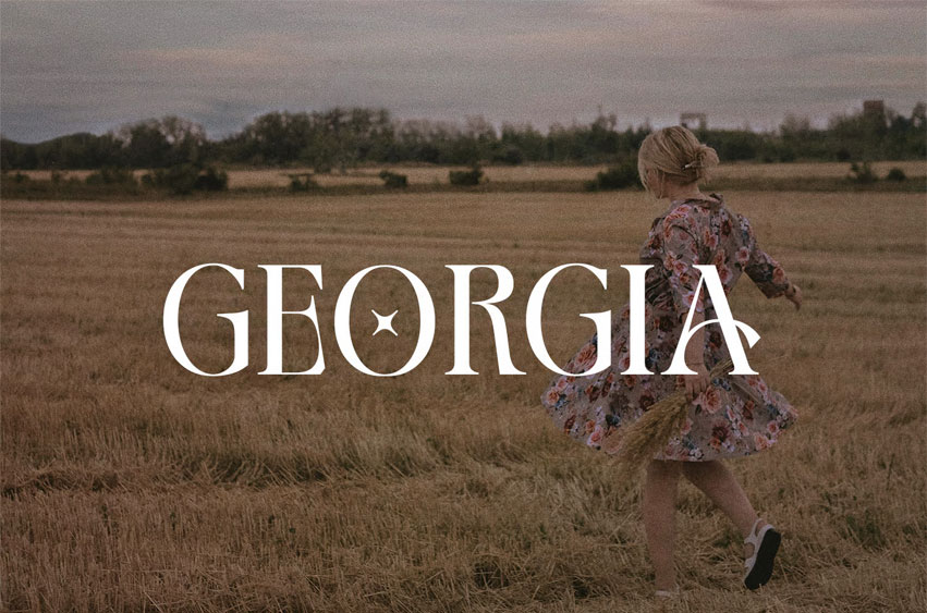 Georgia Typeface Font