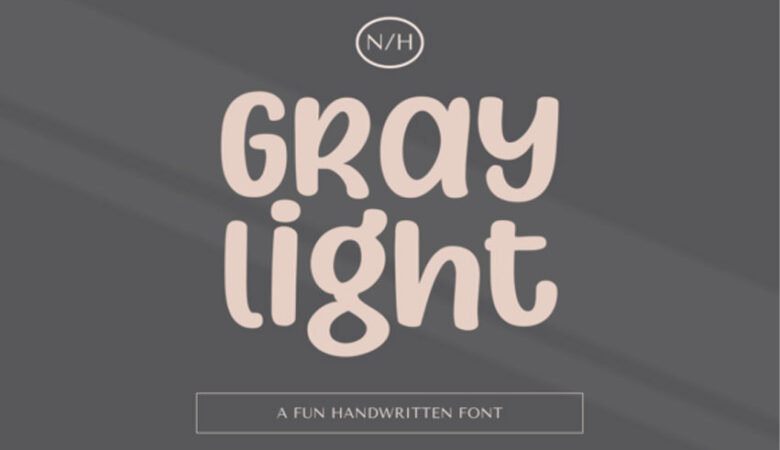 Gray Light Font