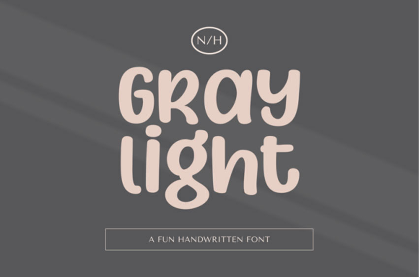 Gray Light Font