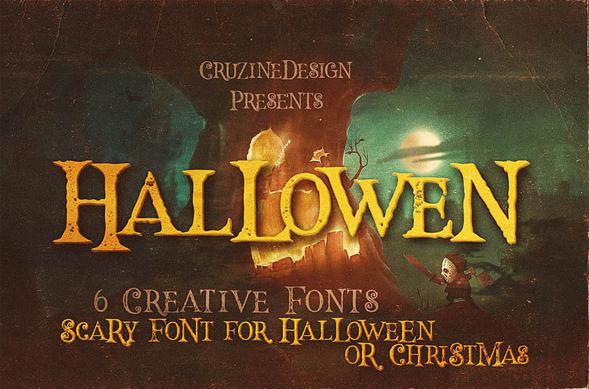 Hallowen Typeface Font