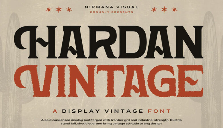 Hardan Vintage Font