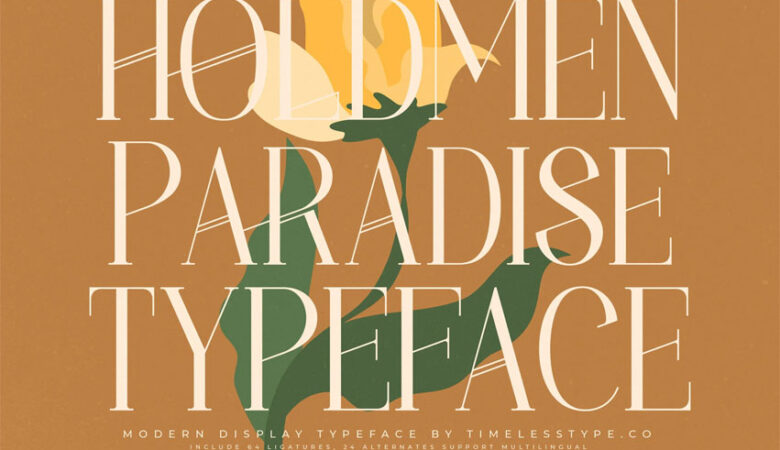 Holdmen Paradise Font