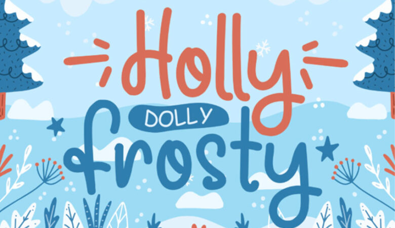 Holly Frosty Font