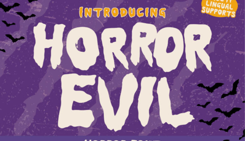 Horror Evil Font