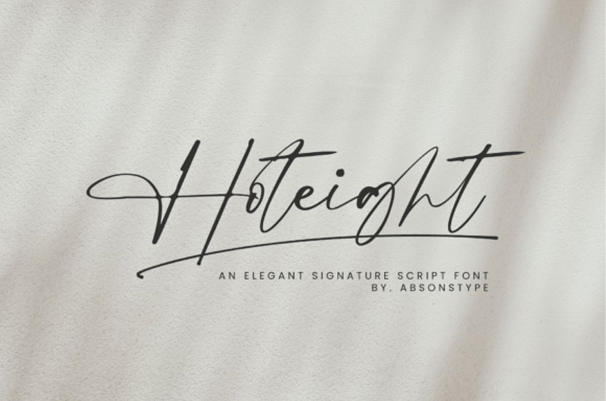 Hoteight Font