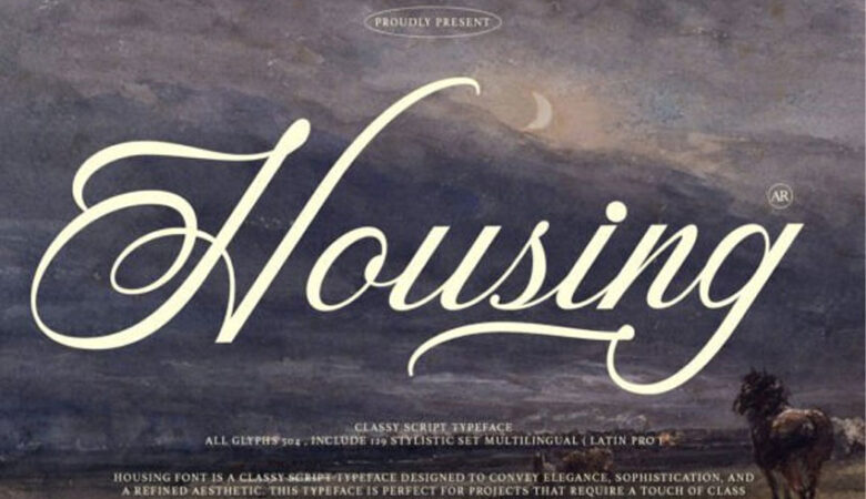 Housing Font