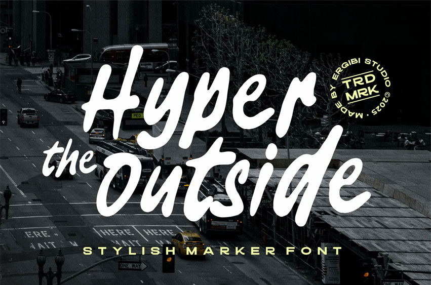 Hyper Outside Font