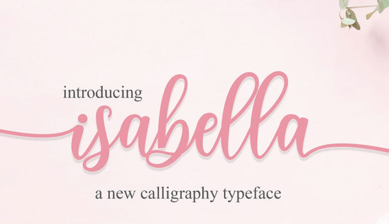 Isabella Script Font