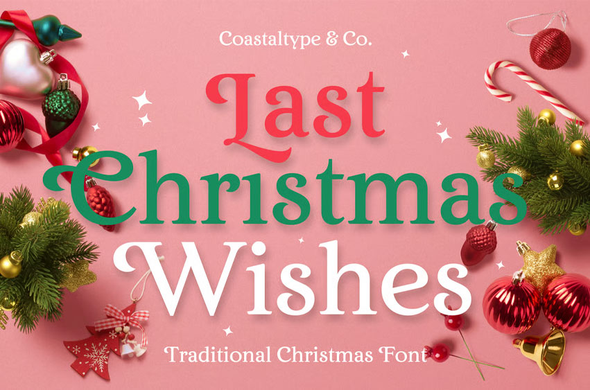 Last Christmas Wishes Font