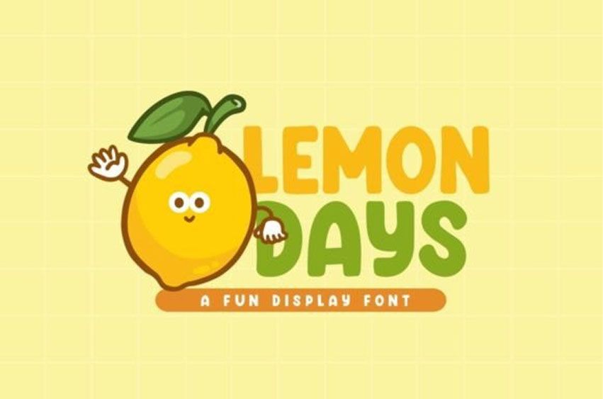 Lemon Days Font