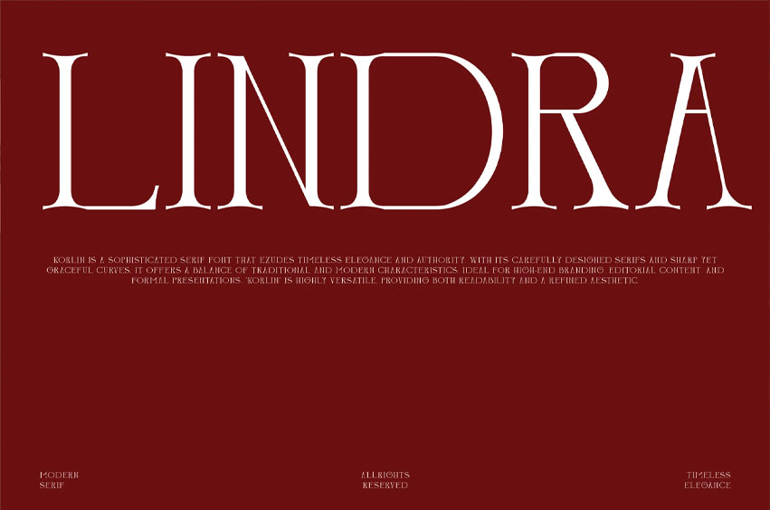 Lindra Font