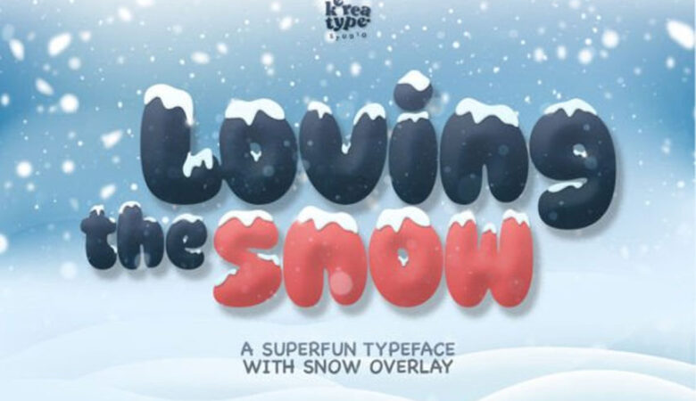 Loving Snow Font