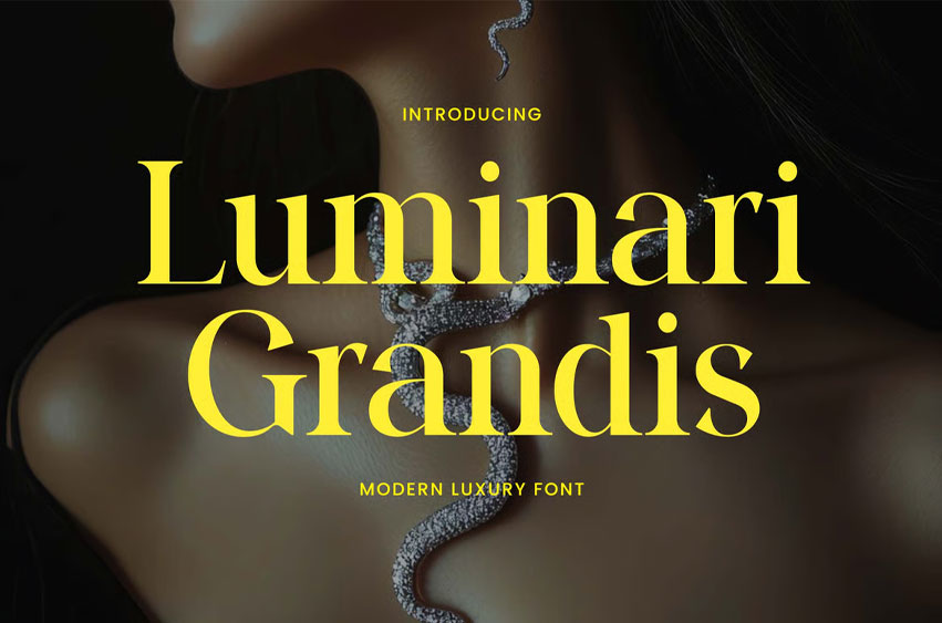 Luminari Grandis Font