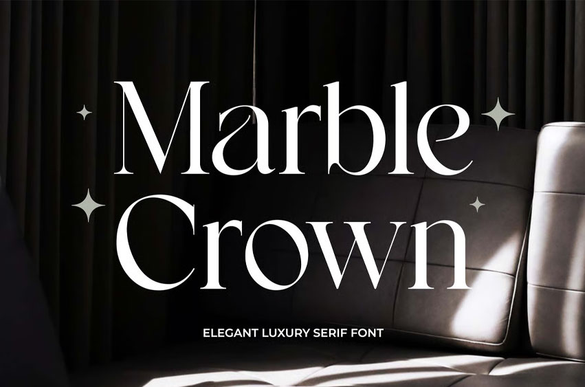 Marble Crown Font