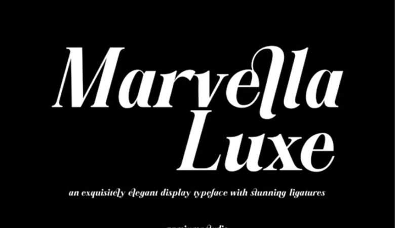 Marvella Luxe Font