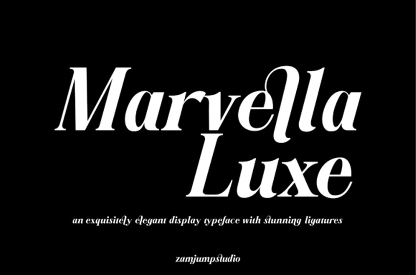 Marvella Luxe Font