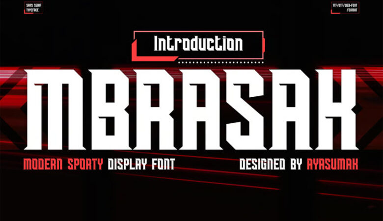 Mbrasak Font