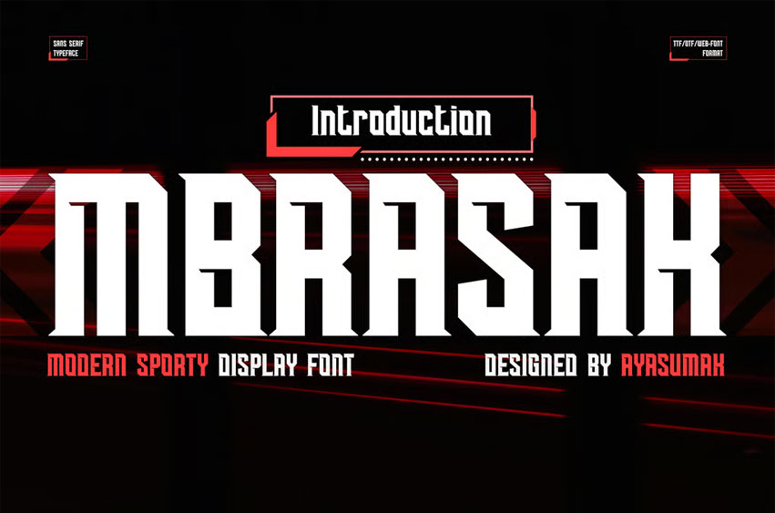 Mbrasak Font