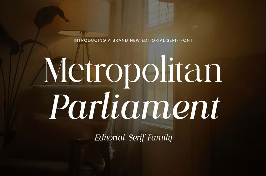 Metropolitan Parliament Font