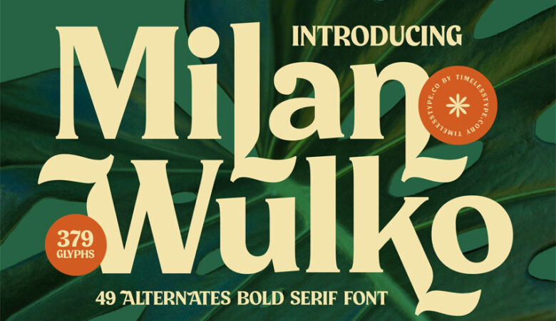 Milan Wulko Font
