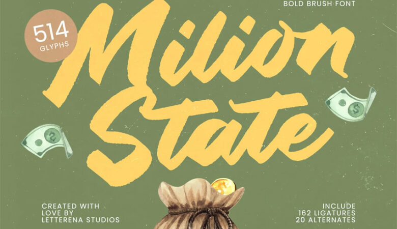 Milion State Font
