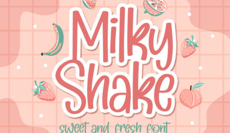 Milky Shake Font