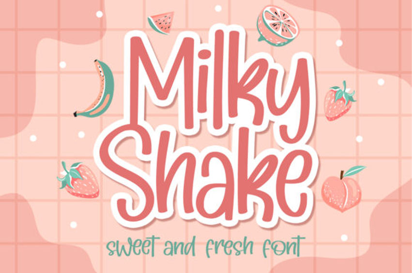 Milky Shake Font
