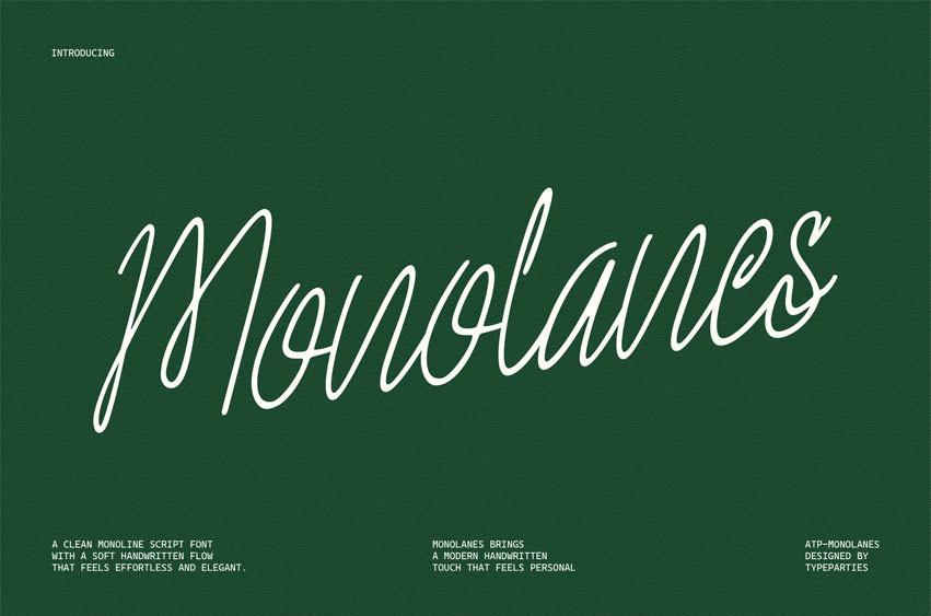 Monolanes Font