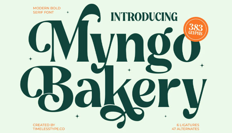 Myngo Bakery Font