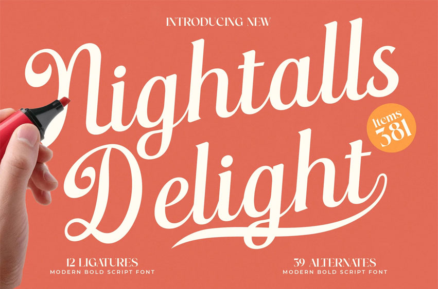 Nightalls Delight Font