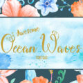 Ocean Waves Brush Font