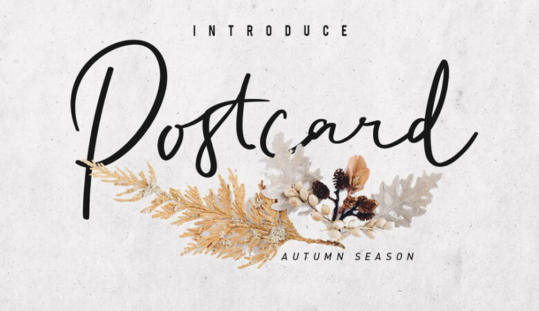 Postcard Script Font