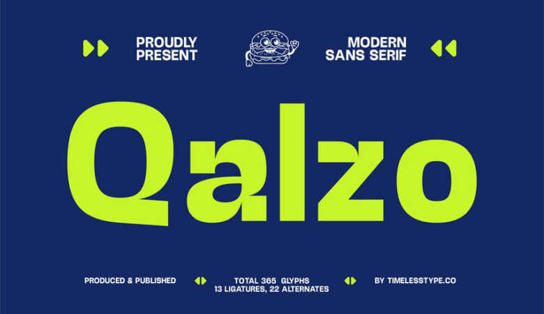 Qalzo Font